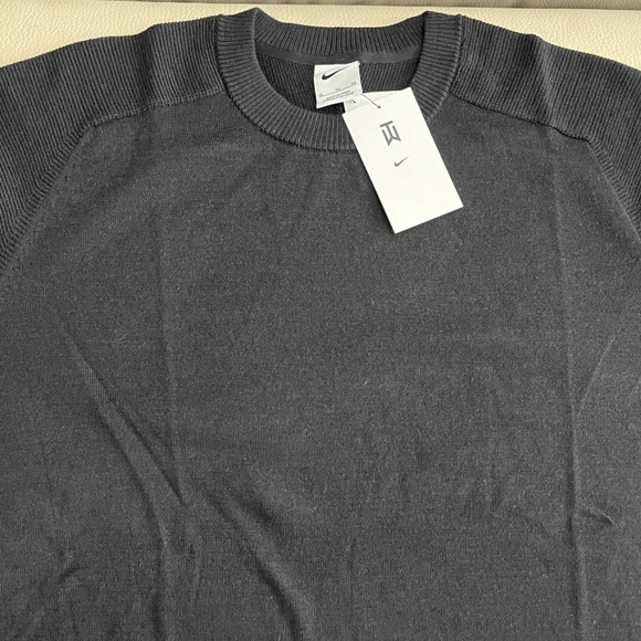NWT - Nike Tiger Woods Wool Blended Crew Neck Knit Golf Sweater - Size XL - Picture 6 of 11